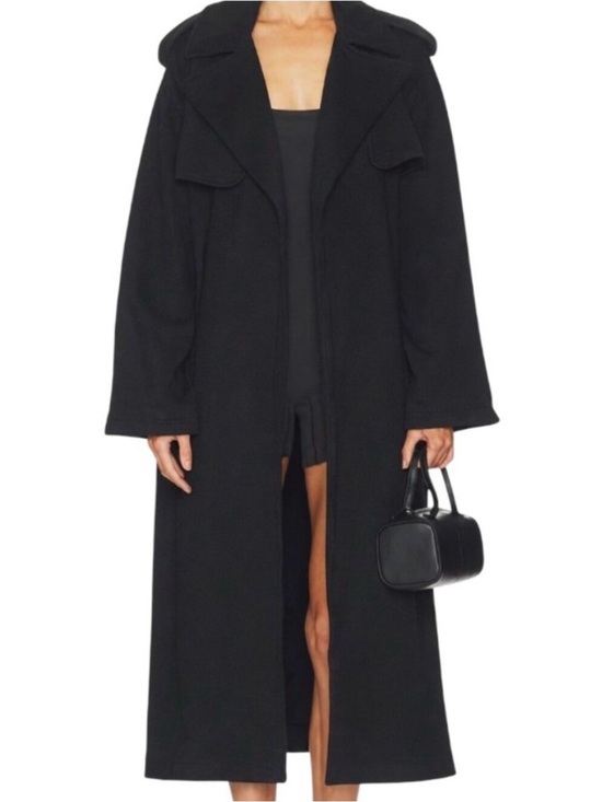 SKIMS Jackets & Blazers - Skims Kim Kardashian Women’s Boyfriend Fleece Trench Coat L New with Tags!
